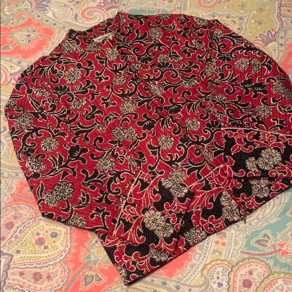 Vintage | Coldwater Creek | 100% Cotton Quilt Coat
